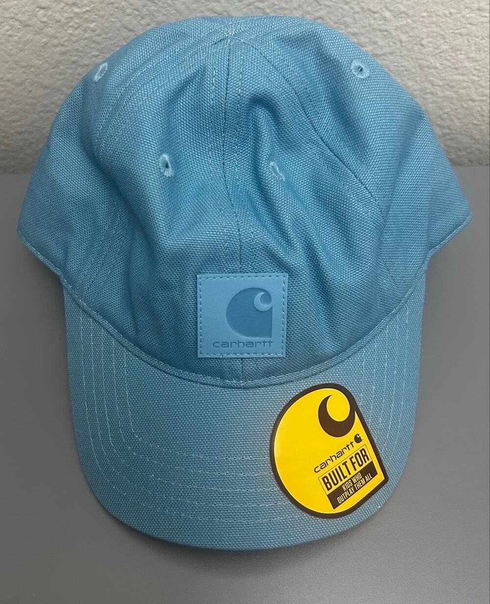 Carhartt Infant Medium Blue Canvas Baseball Hat Cap NWT